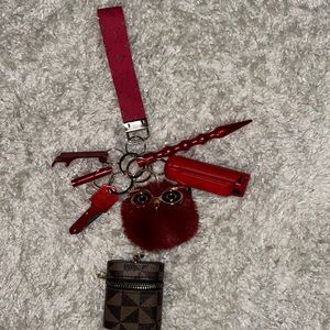 Red keychain
